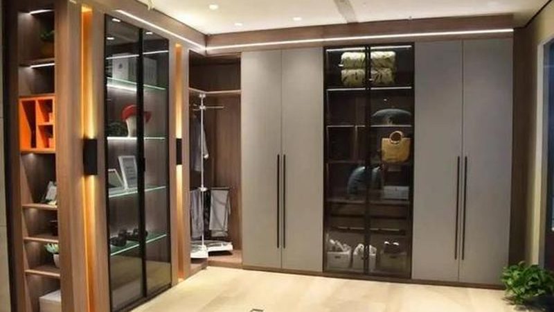 入户鞋柜效果图轻奢风格